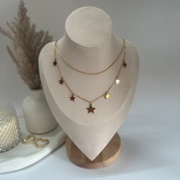 LAYERED STAR NECKLACE - EUROPA