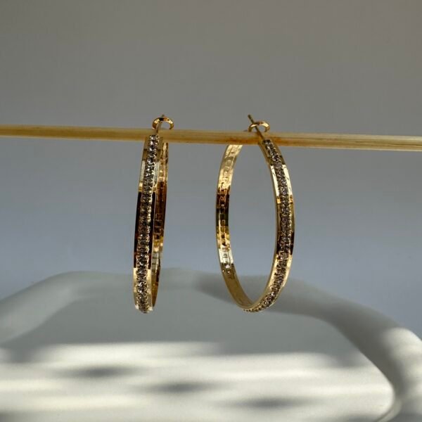 RHINESTONE HOOPS - EUROPA