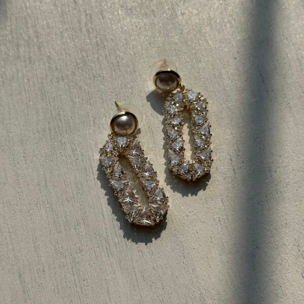 CRYSTAL EMBELLISHED DROP EARRINGS - EUROPA